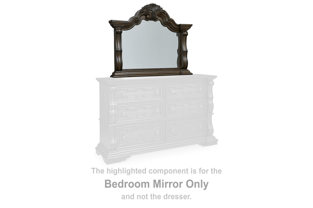 Maylee Dark Brown Bedroom Mirror (Mirror Only) from Ashley - Luna Furniture
