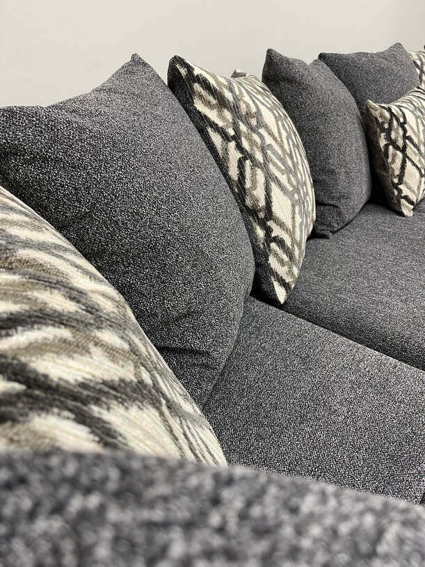 Merlin Steel Double Chaise Sectional from Happy Homes - Luna Furniture