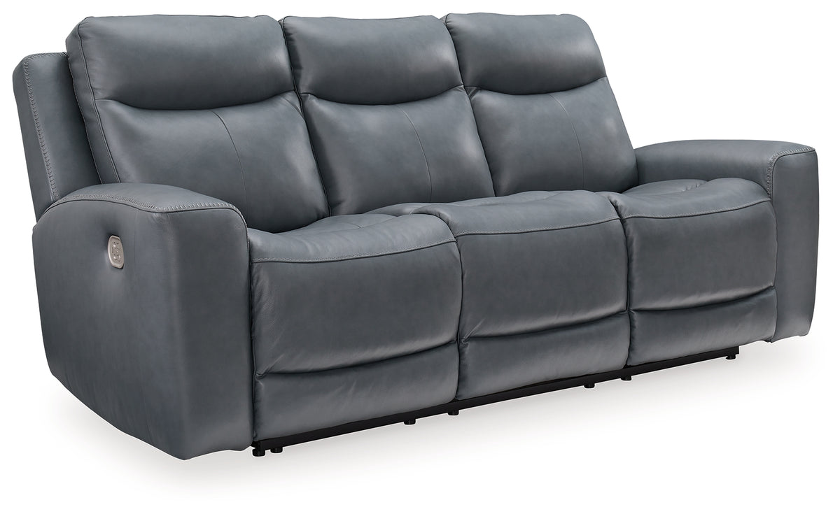Mindanao Steel Power Reclining Sofa from Ashley Furniture - Luna Furniture