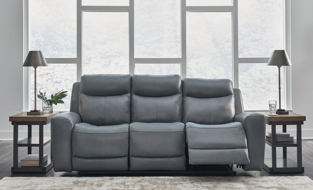 Mindanao Steel Power Reclining Sofa from Ashley Furniture - Luna Furniture