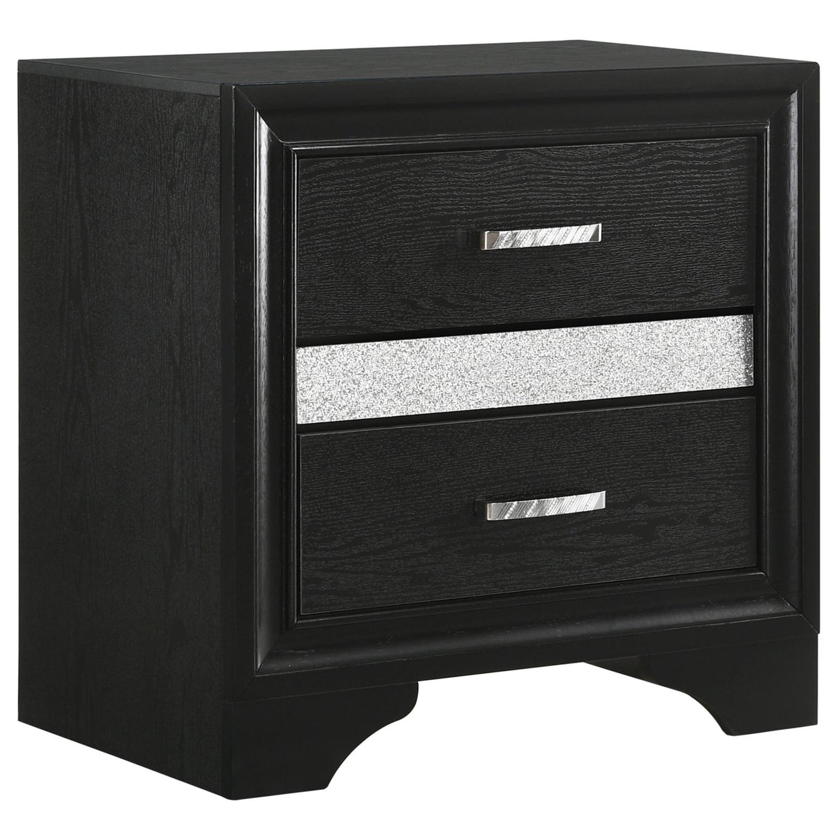 Miranda Black 4-Piece Queen Platform Storage Bedroom Set from Coaster - Luna Furniture