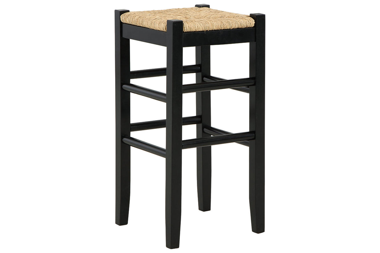 Mirimyn Black Bar Height Barstool, Set of 2 from Ashley Furniture - Luna Furniture