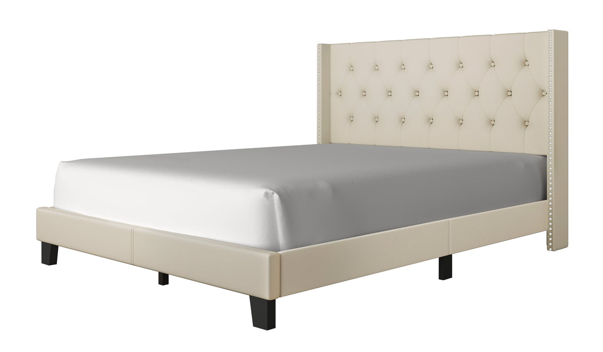 Moonstar Beige Twin Platform Bed from Happy Homes - Luna Furniture