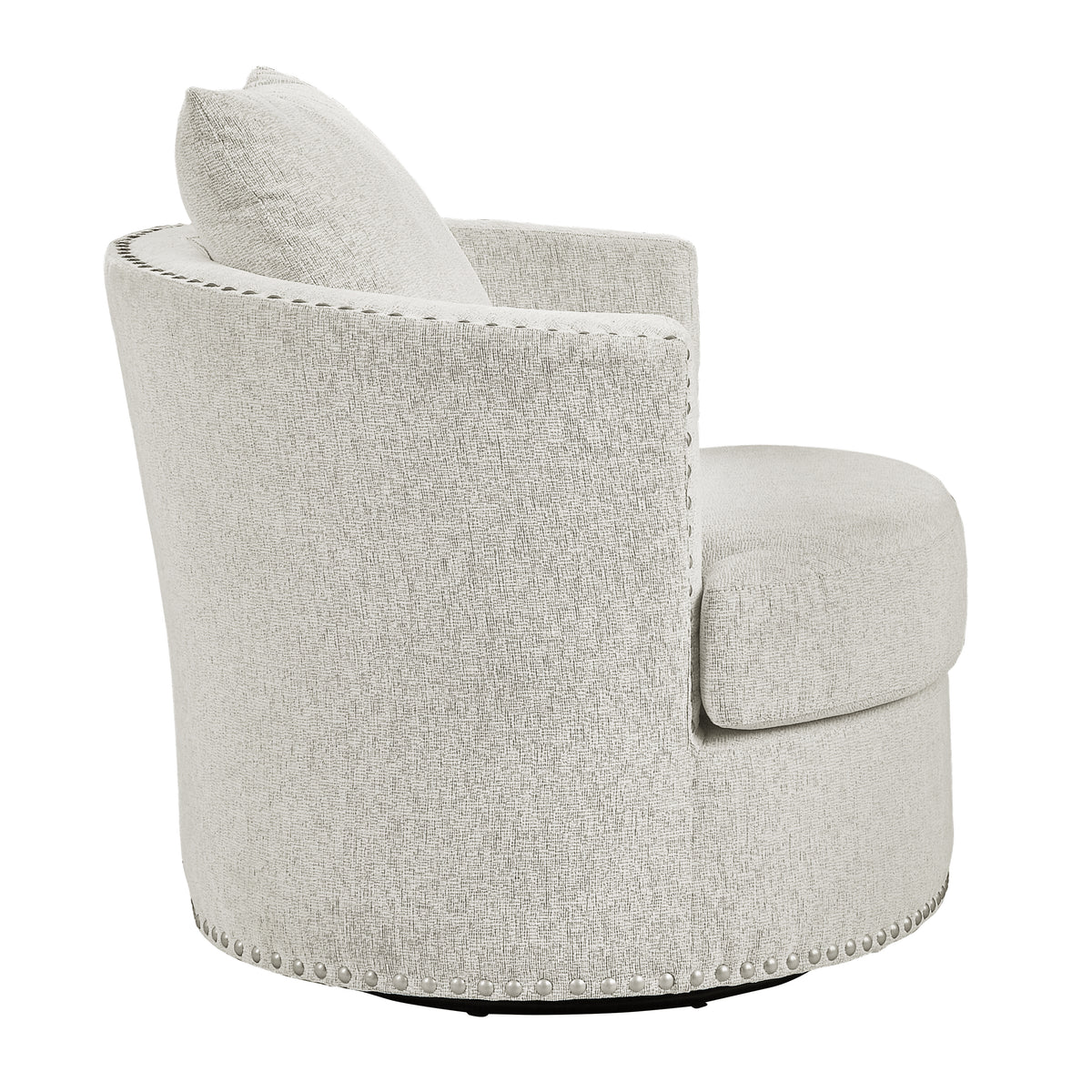 Morelia Beige Swivel Chair from Homelegance - Luna Furniture