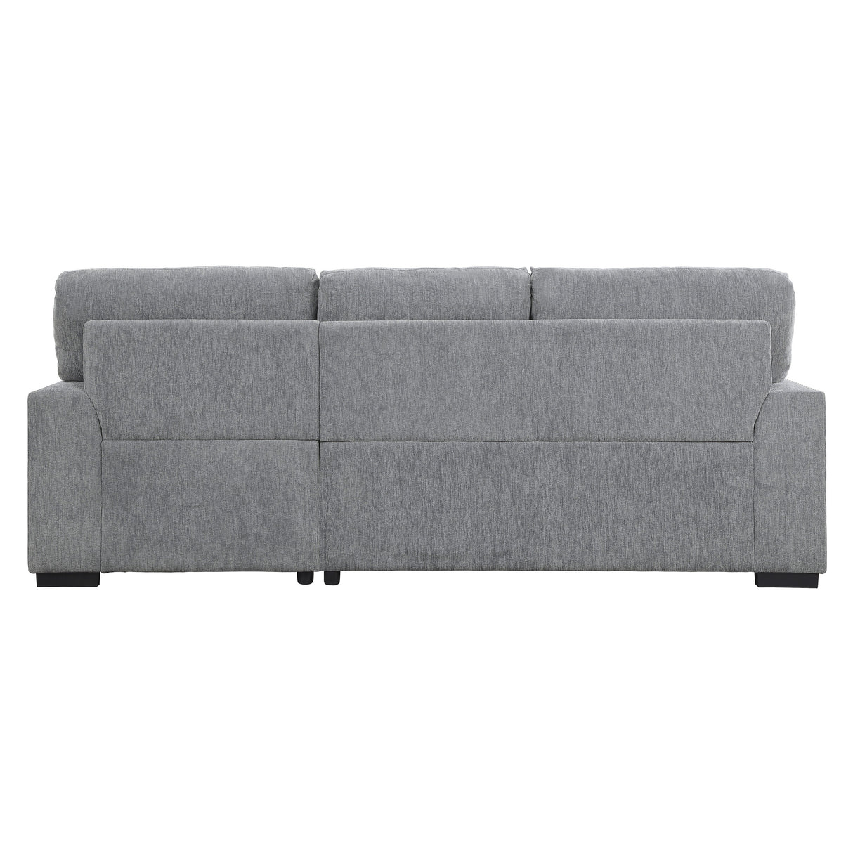 Morelia Gray RAF Storage Sleeper Sofa Chaise from Homelegance - Luna Furniture