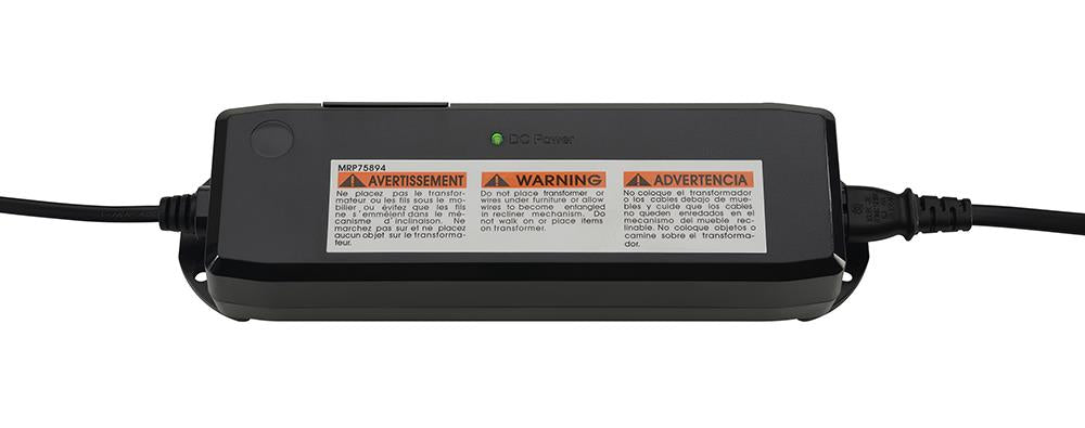 Negan Gray and Black Twin XL Adjustable Bed Base from Coaster - Luna Furniture