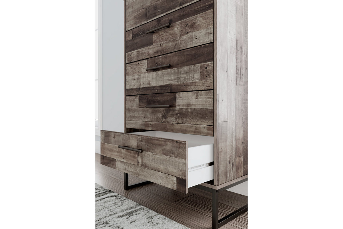 Neilsville Multi Gray Chest of Drawers from Ashley - Luna Furniture