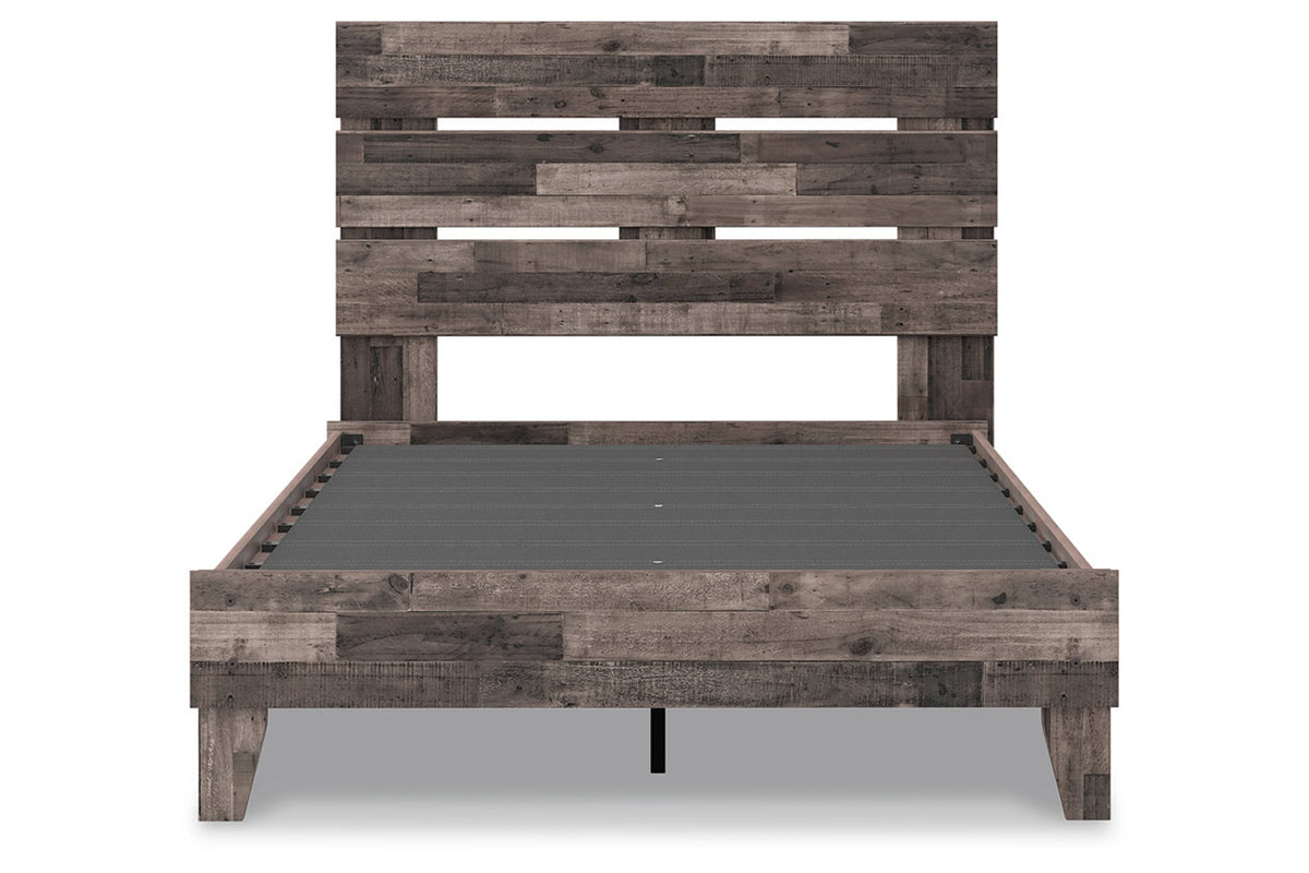 Neilsville Multi Gray Full Platform Bed from Ashley - Luna Furniture