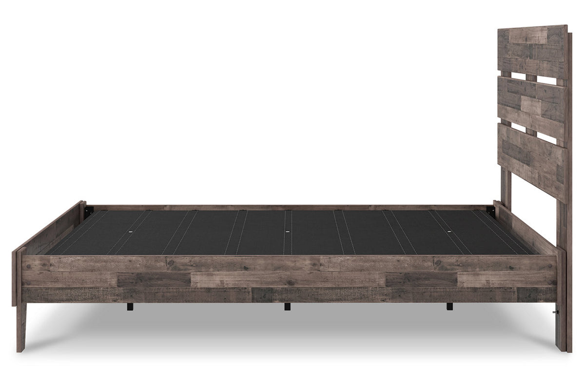 Neilsville Multi Gray Queen Platform Bed from Ashley - Luna Furniture