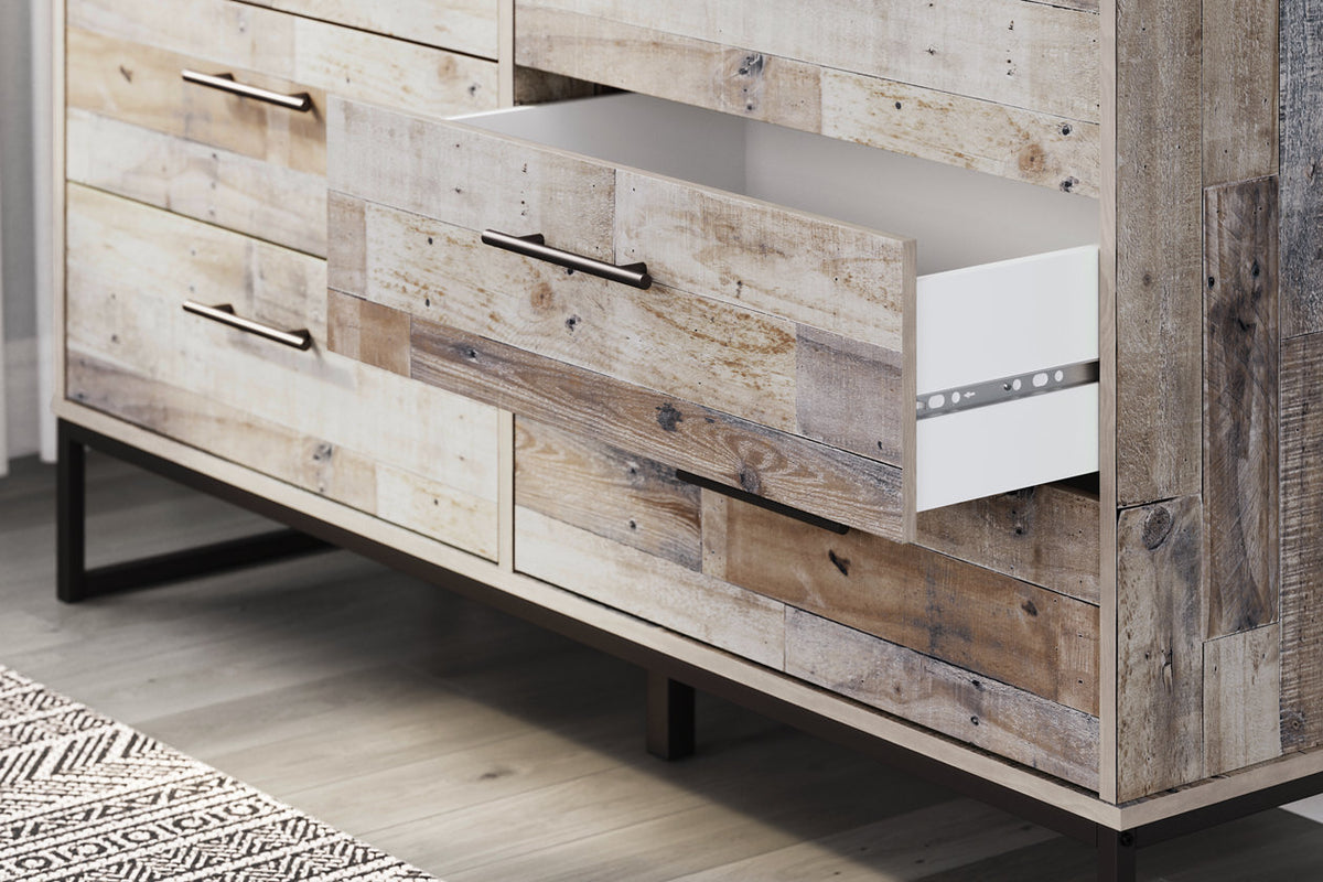 Neilsville Whitewash Dresser from Ashley Furniture - Luna Furniture