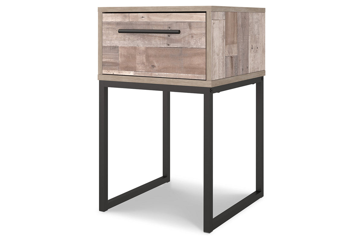 Neilsville Whitewash Nightstand from Ashley - Luna Furniture