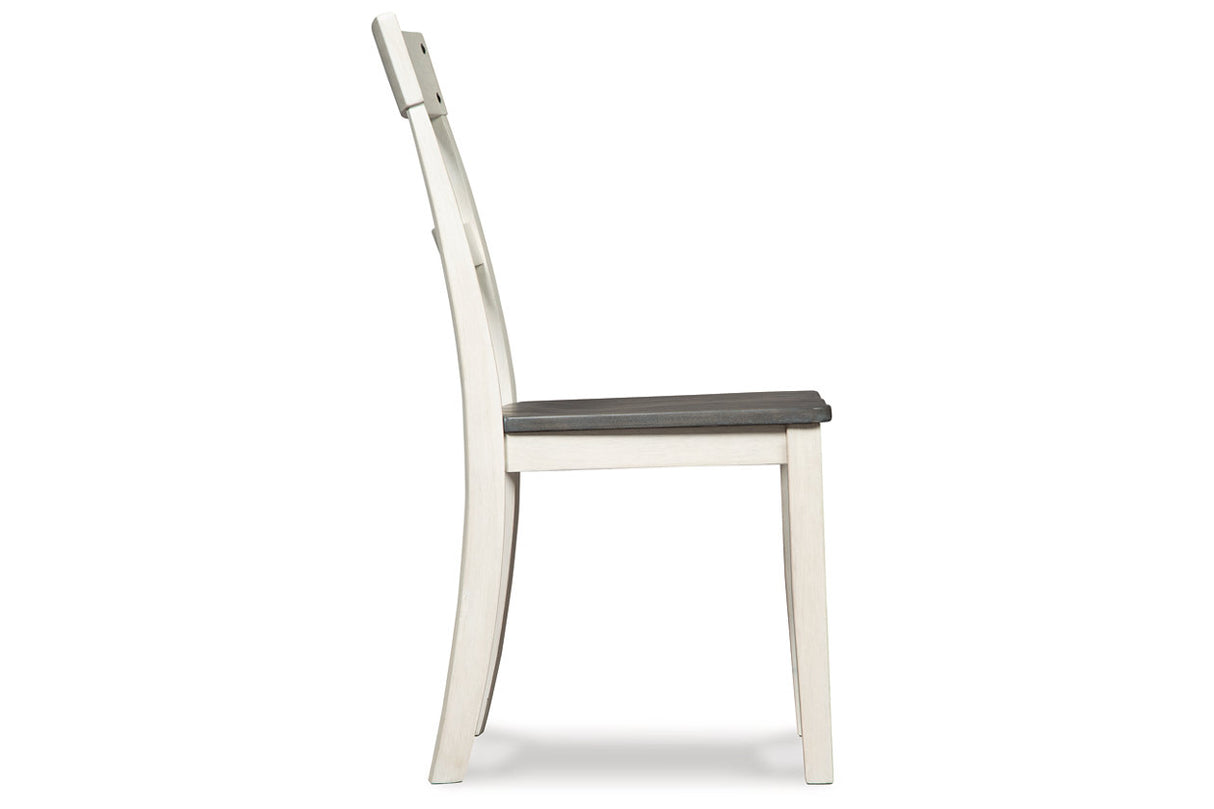 Nelling Two-tone Dining Chair, Set of 2 from Ashley - Luna Furniture