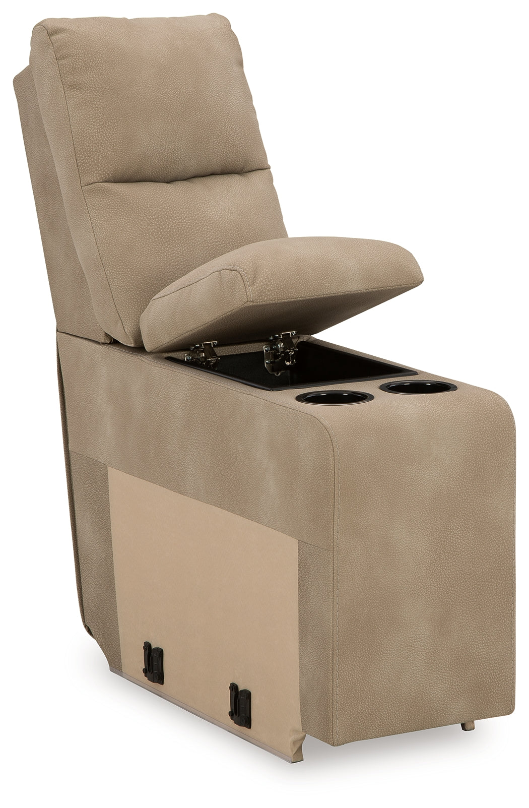 Next-Gen DuraPella Sand Console with Storage from Ashley - Luna Furniture