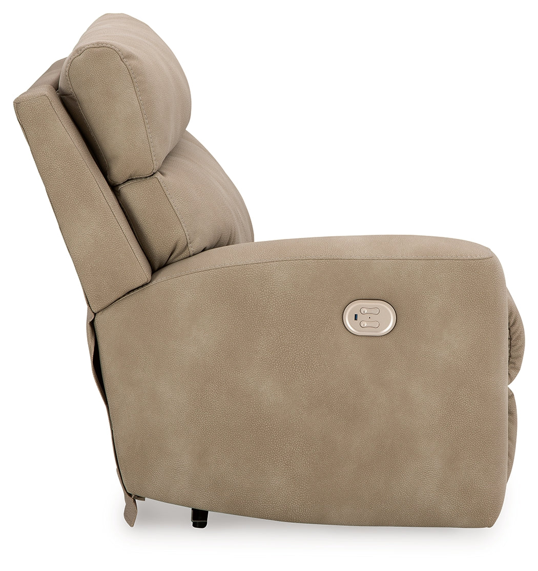 Next-Gen DuraPella Sand Left-Arm Facing Power Recliner from Ashley - Luna Furniture