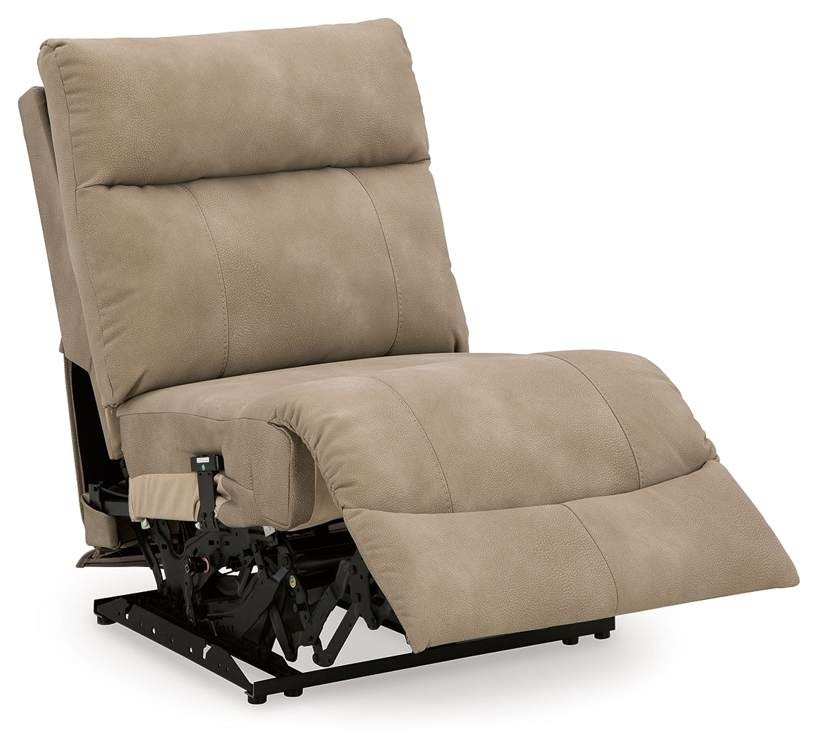 Next-Gen DuraPella Sand Power Armless Recliner from Ashley - Luna Furniture