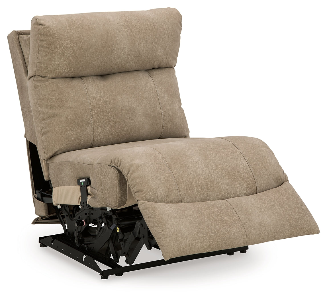 Next-Gen DuraPella Sand Power Armless Recliner from Ashley - Luna Furniture