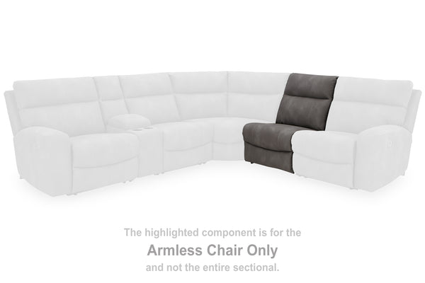 Next-Gen DuraPella Slate Armless Chair