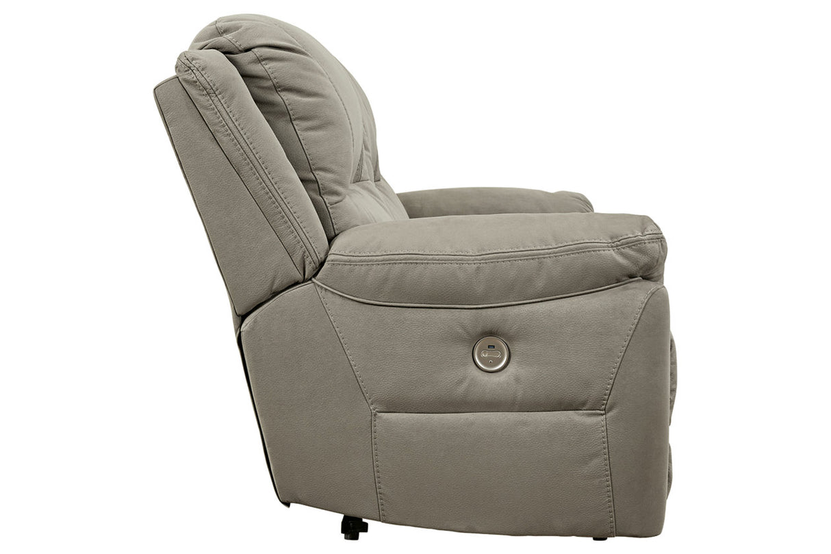 Next-Gen Gaucho Putty Power Reclining Sofa from Ashley Furniture - Luna Furniture