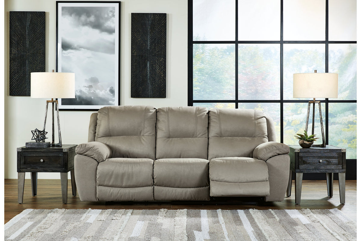 Next-Gen Gaucho Putty Reclining Sofa from Ashley Furniture - Luna Furniture