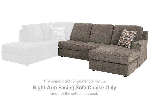 O'Phannon Putty Right-Arm Facing Sofa Chaise