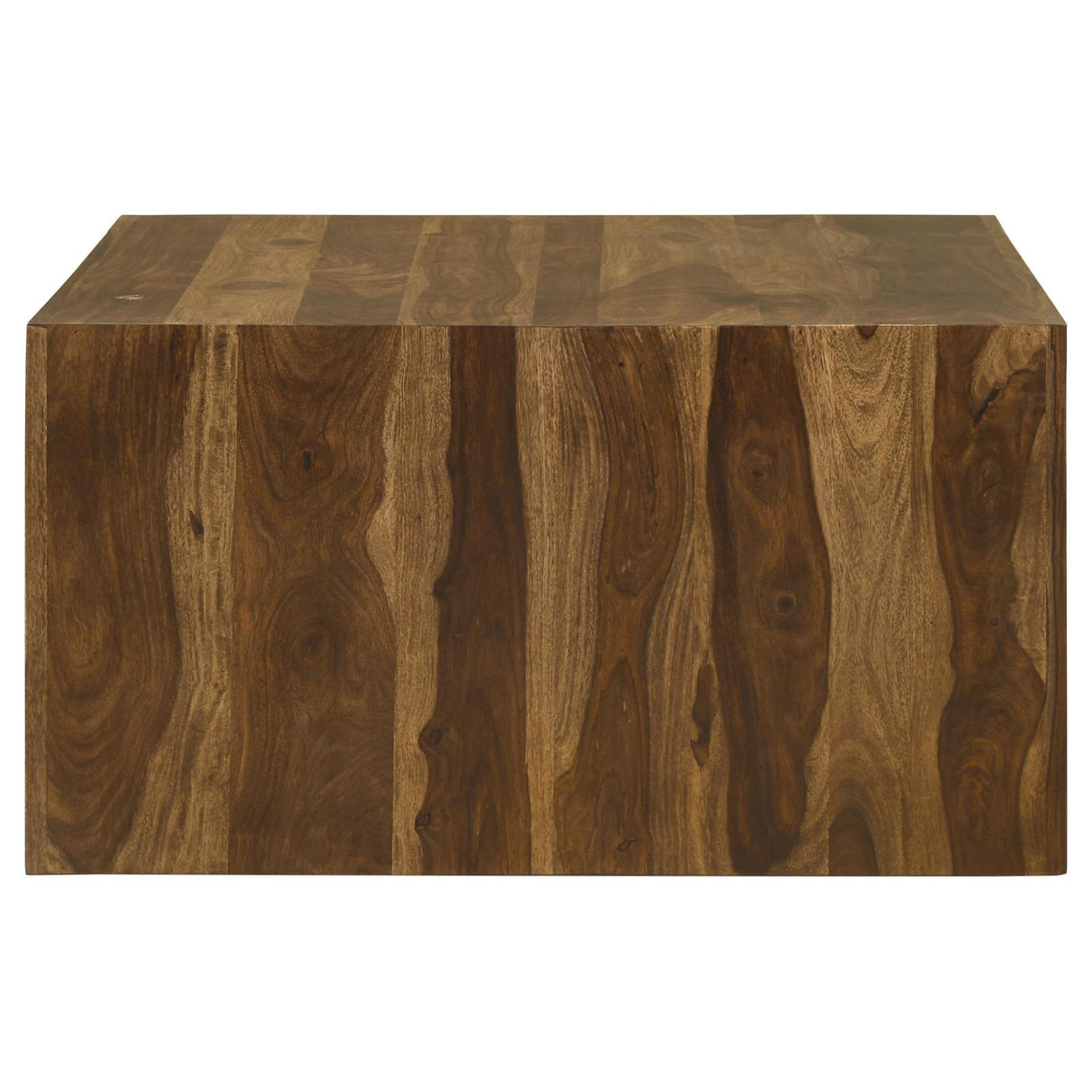 Odilia Auburn Square Solid Wood Coffee Table from Coaster - Luna Furniture