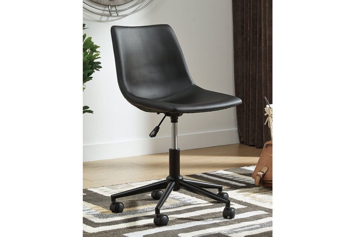 Office Chair Program Black Home Office Desk Chair from Ashley - Luna Furniture