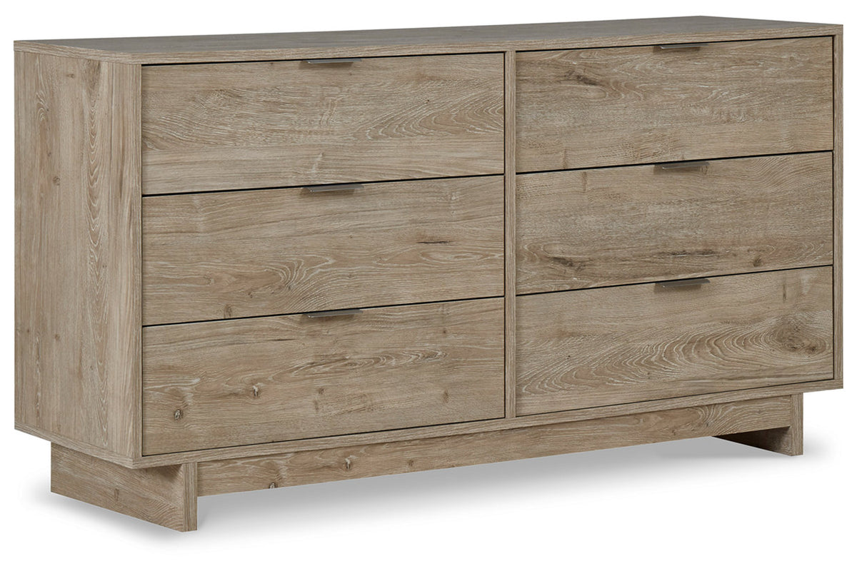 Oliah Natural Dresser from Ashley Furniture - Luna Furniture