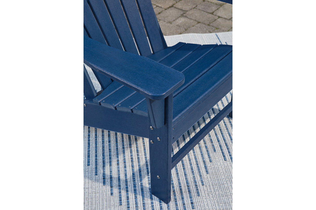 Sundown Treasure Blue Adirondack Chair from Ashley - Luna Furniture