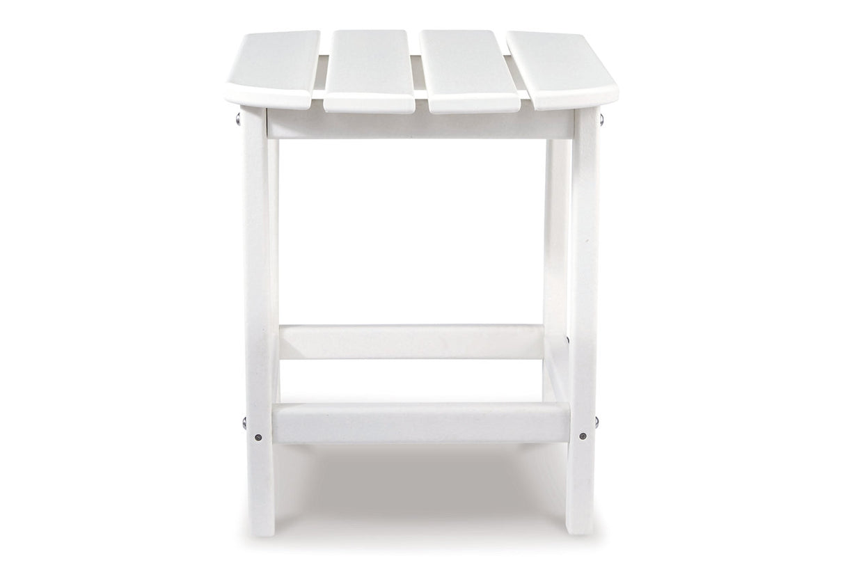 Sundown Treasure White End Table from Ashley - Luna Furniture