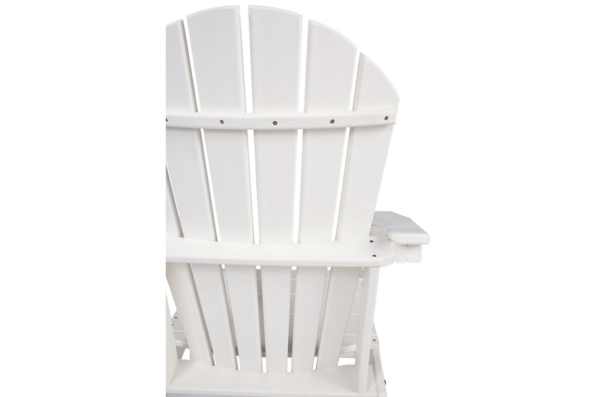 Sundown Treasure White Adirondack Chair from Ashley - Luna Furniture
