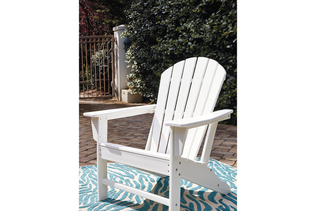 Sundown Treasure White Adirondack Chair from Ashley - Luna Furniture