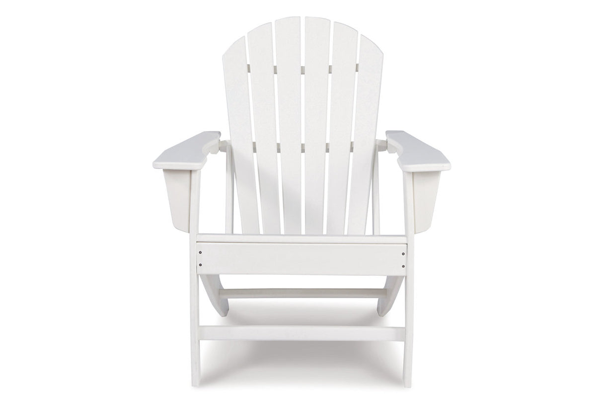 Sundown Treasure White Adirondack Chair from Ashley - Luna Furniture