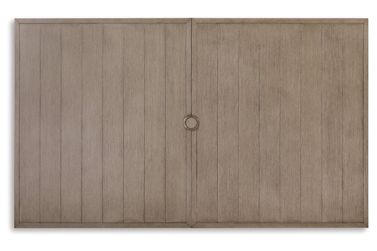 Beach Front Beige Outdoor Dining Table from Ashley - Luna Furniture