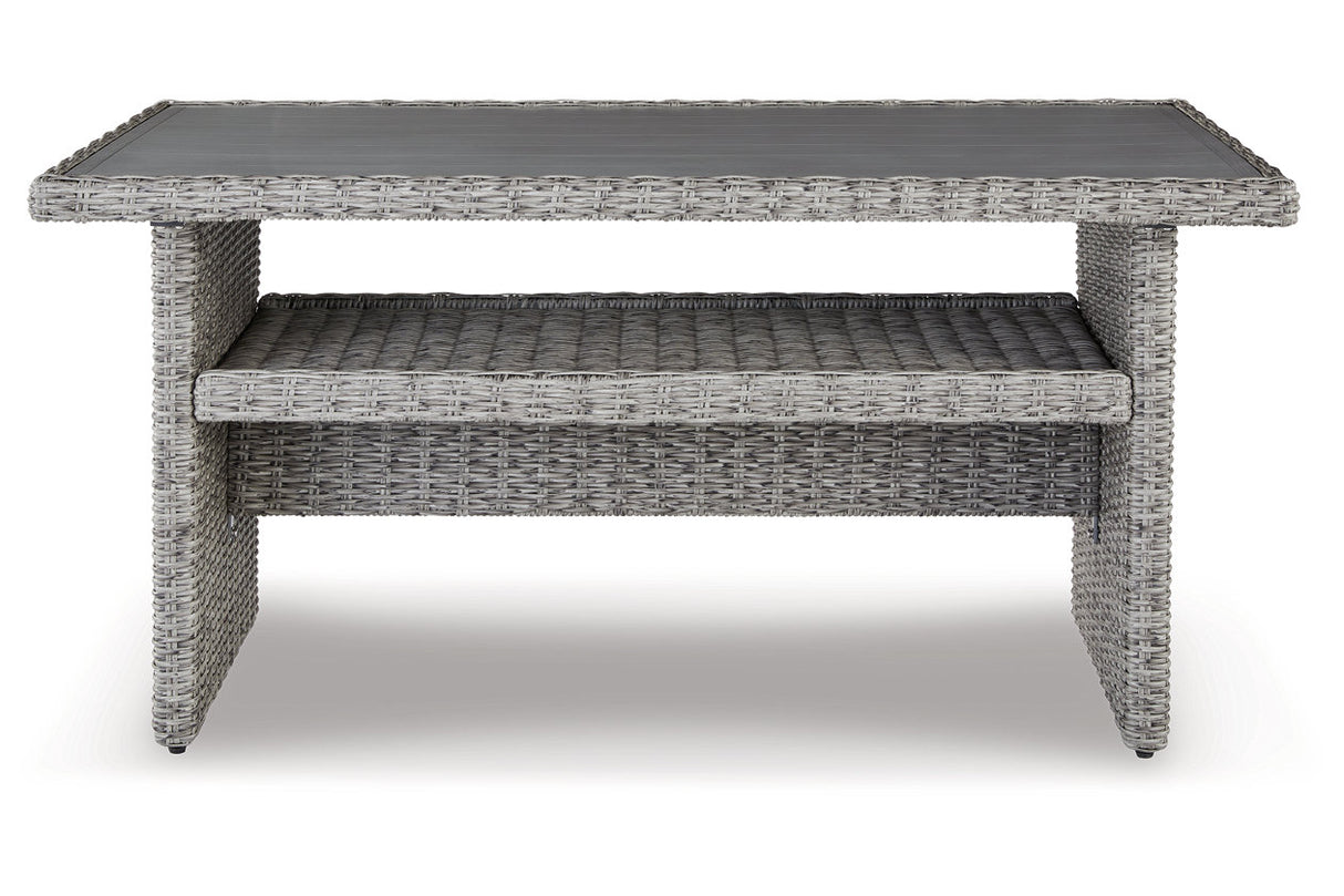 NAPLES BEACH Light Gray Outdoor Multi-use Table from Ashley - Luna Furniture