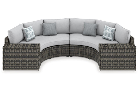Harbor Court Gray 4-Piece Outdoor Sectional