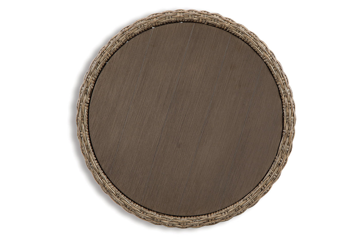 DANSON Beige Outdoor End Table from Ashley - Luna Furniture