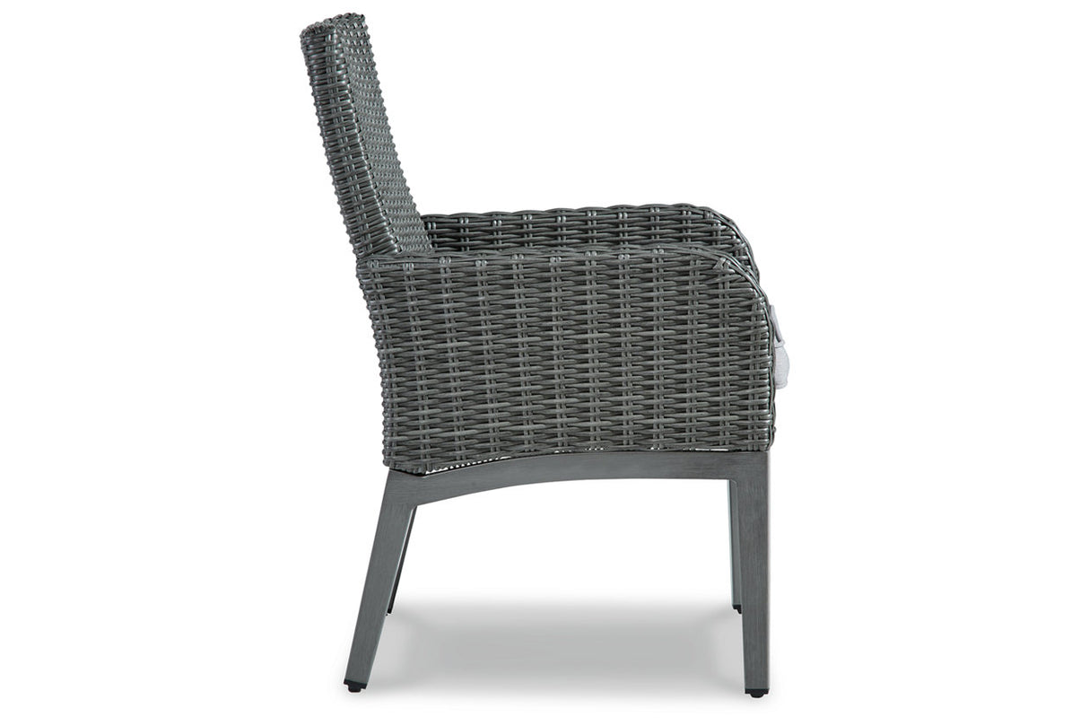 Elite Park Gray Arm Chair with Cushion, Set of 2
