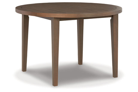 Germalia Brown Outdoor Dining Table