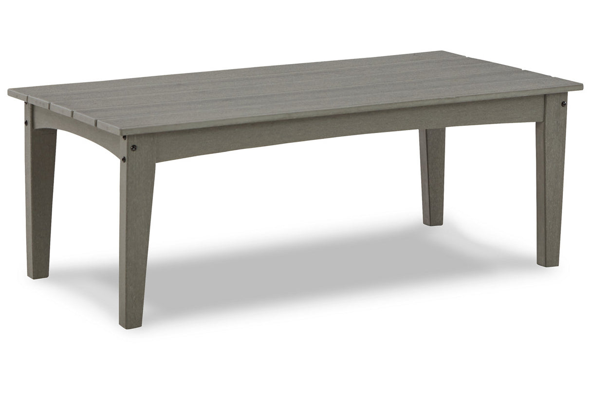 Visola Gray Outdoor Coffee Table from Ashley - Luna Furniture
