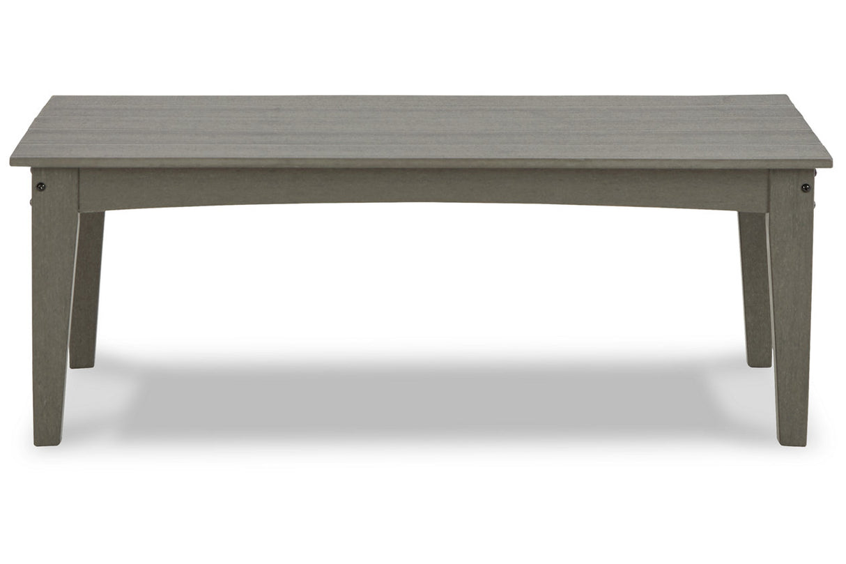 Visola Gray Outdoor Coffee Table from Ashley - Luna Furniture