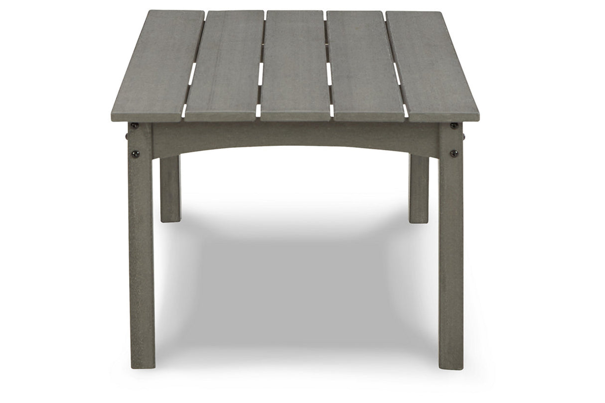 Visola Gray Outdoor Coffee Table from Ashley - Luna Furniture