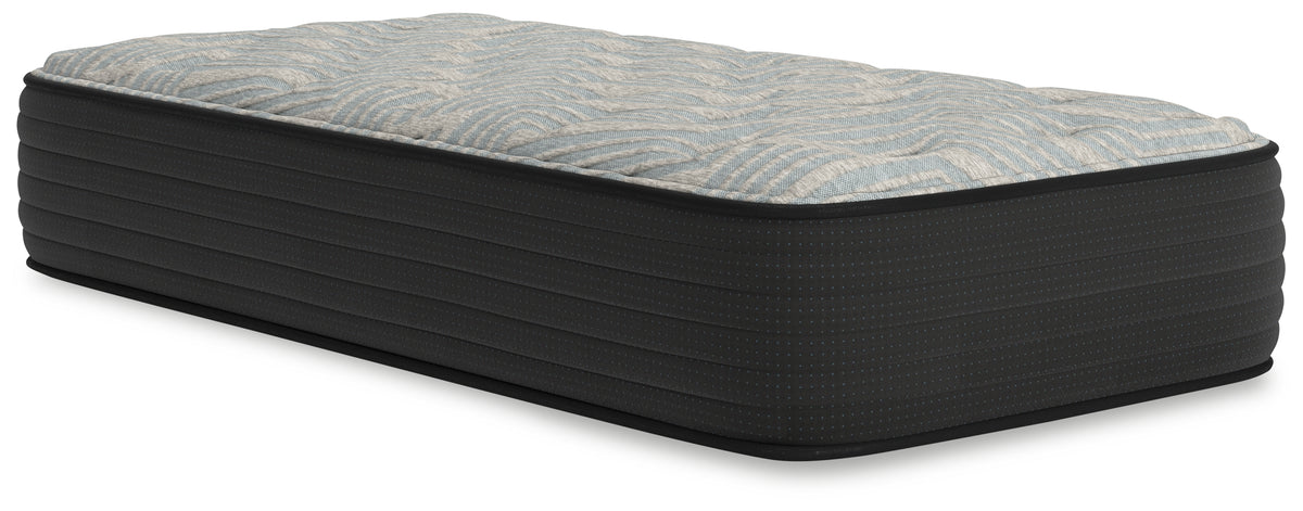 Palisades Firm Gray/Blue Twin Mattress from Ashley Furniture - Luna Furniture