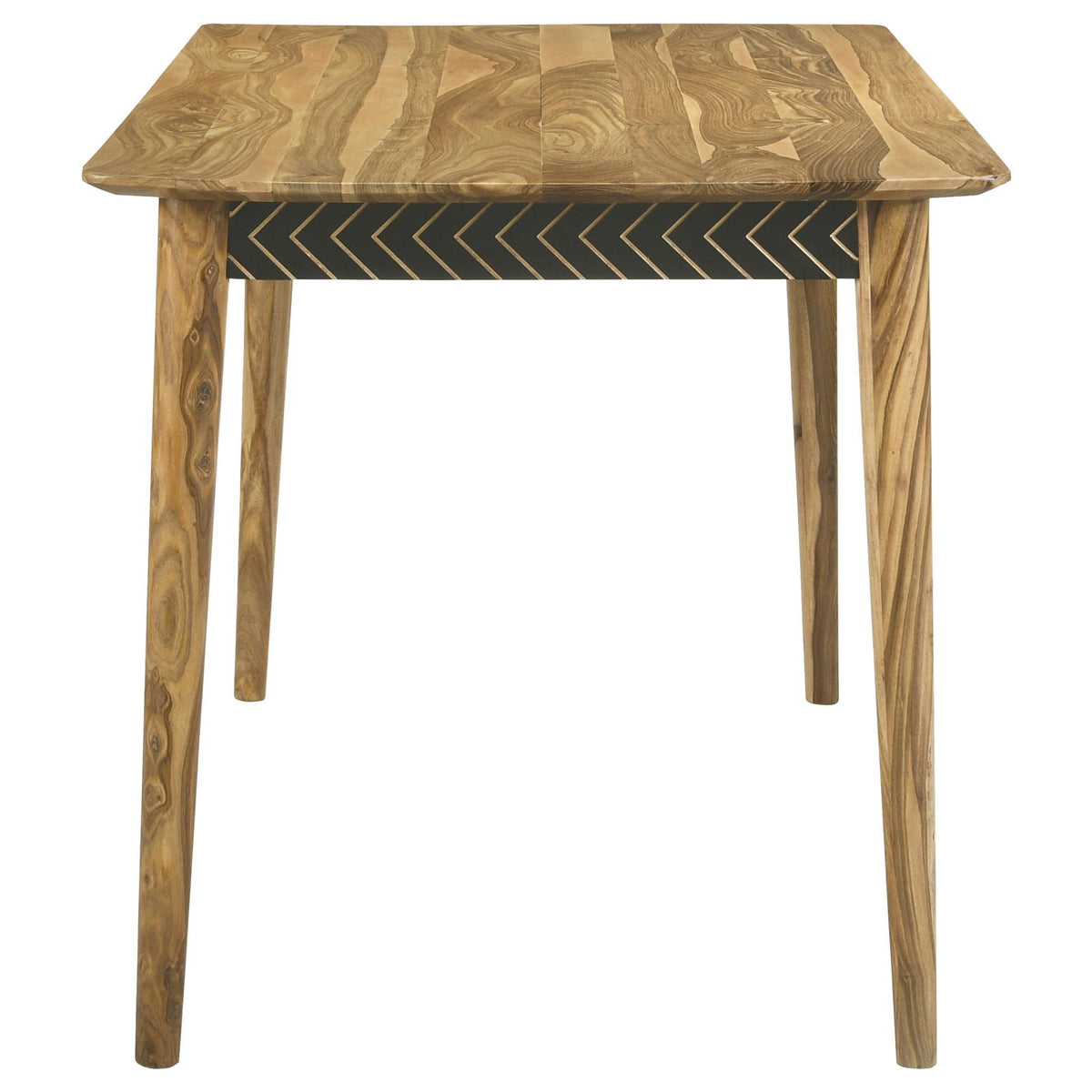 Partridge Natural Sheesham and Espresso 7-Piece Rectangular Counter Height Dining Set from Coaster - Luna Furniture