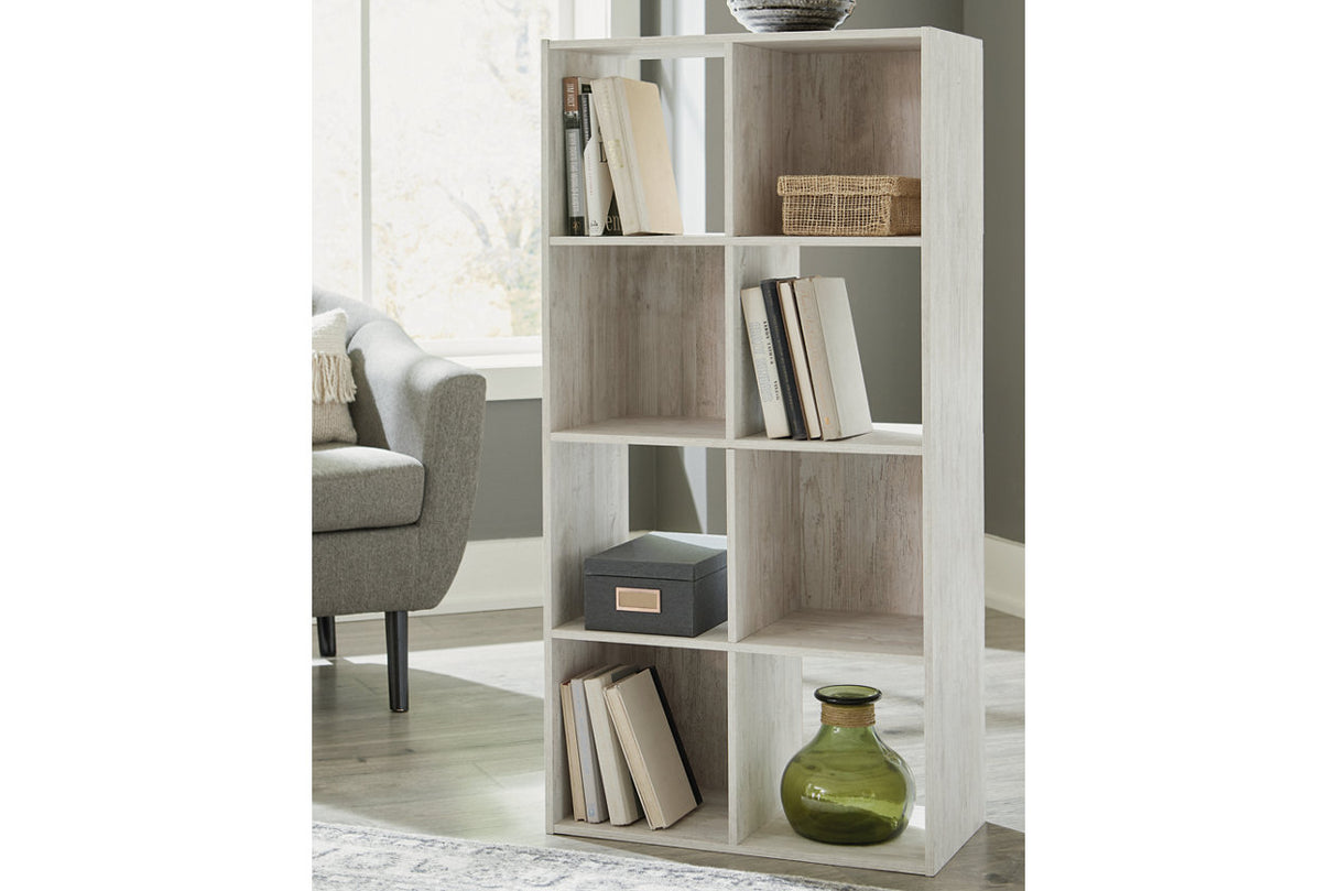 Paxberry Whitewash Eight Cube Organizer from Ashley - Luna Furniture