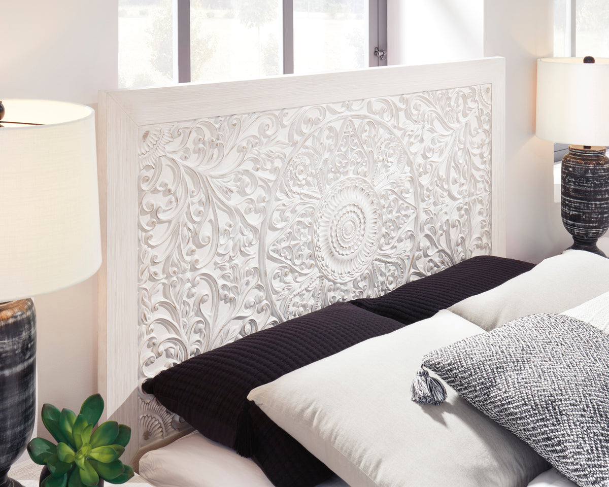Paxberry Whitewash Panel Bedroom Set from Ashley Furniture - Luna Furniture