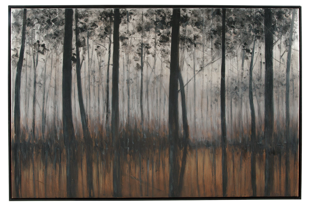 Philyra Black/Orange/Silver Wall Art from Ashley - Luna Furniture