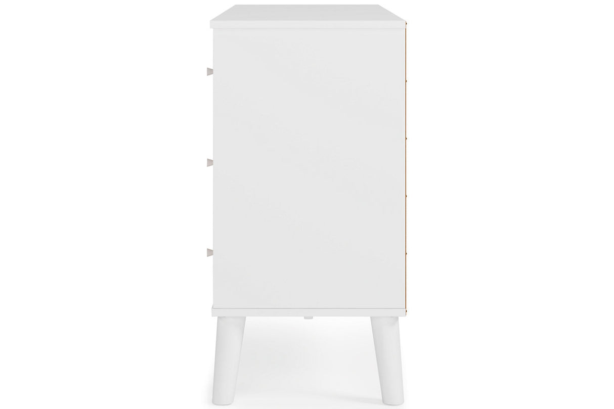 Piperton Two-tone Brown/White Dresser from Ashley - Luna Furniture