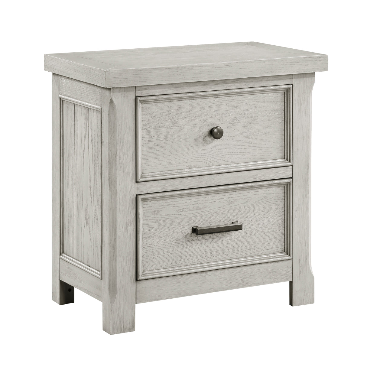 Providence Light Gray Nightstand from Homelegance - Luna Furniture
