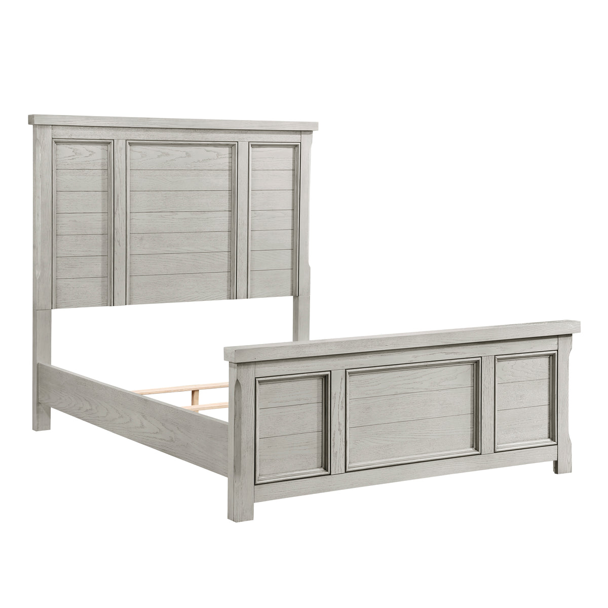 Providence Light Gray Queen Panel Bed from Homelegance - Luna Furniture