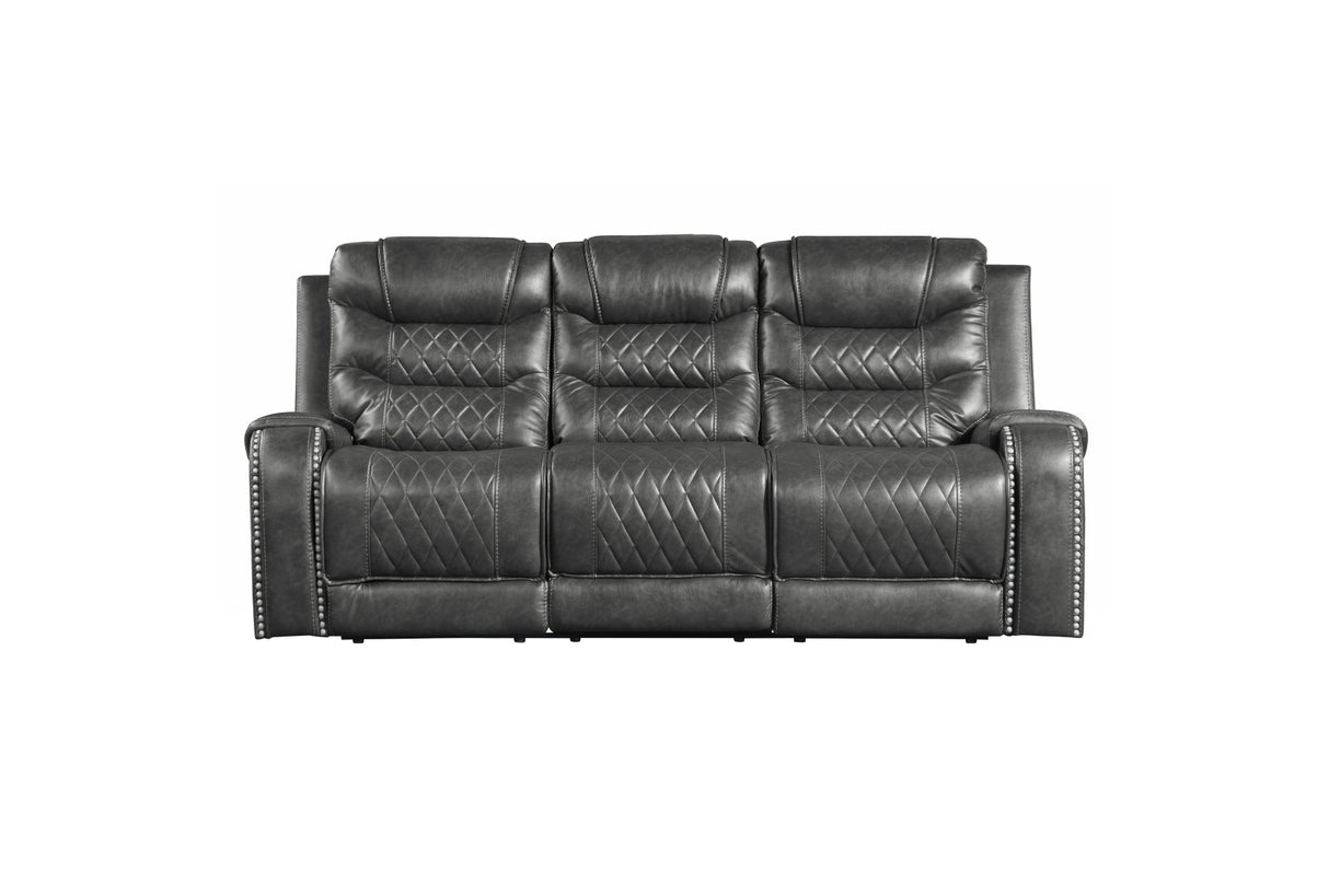 Putnam Gray Reclining Living Room Set from Homelegance - Luna Furniture